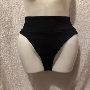 Aerie High-Waisted Black Bikini Bottom